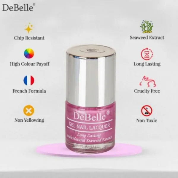 DeBelle_Gel_Nail_Lacquer_Roselin_Fiesta_Light_Pink_Nail_Polish_8_Ml