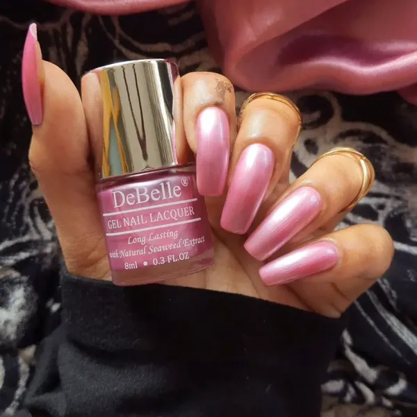 DeBelle_Gel_Nail_Lacquer_Roselin_Fiesta_Light_Pink_Nail_Polish_8_Ml
