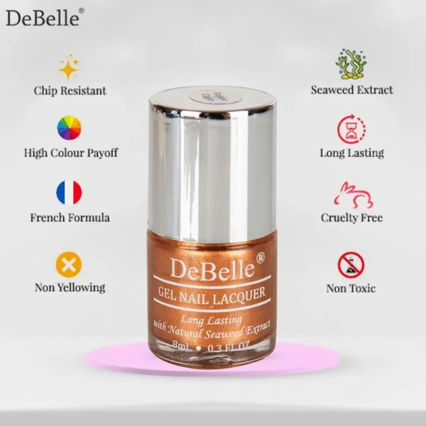 DeBelle_Gel_Nail_Lacquer_Rustique_Copper_Rose_Gold_Copper_Nail_Polish_8_Ml