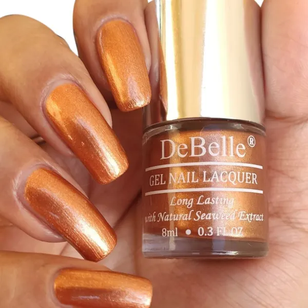 DeBelle_Gel_Nail_Lacquer_Rustique_Copper_Rose_Gold_Copper_Nail_Polish_8_Ml