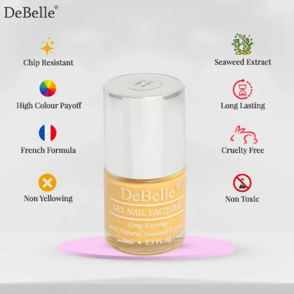 DeBelle_Gel_Nail_Lacquer_Yellow_Topaz_Mustard_Yellow_Nail_Polish_8_Ml
