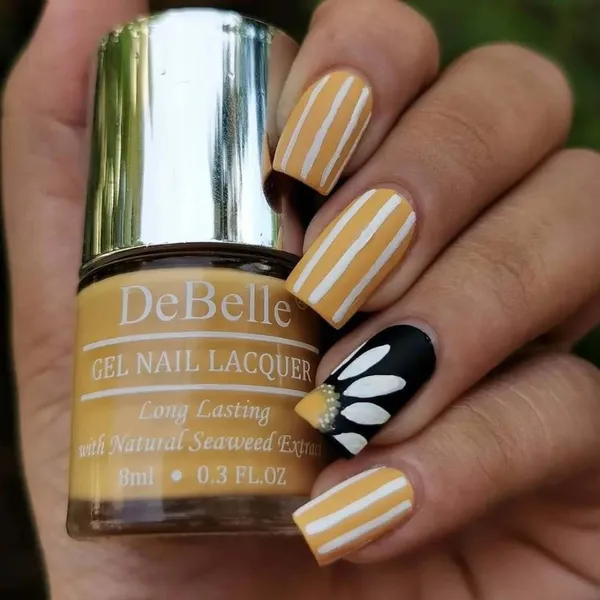 DeBelle_Gel_Nail_Lacquer_Yellow_Topaz_Mustard_Yellow_Nail_Polish_8_Ml