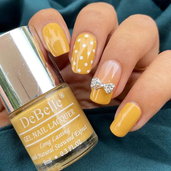 DeBelle_Gel_Nail_Lacquer_Yellow_Topaz_Mustard_Yellow_Nail_Polish_8_Ml