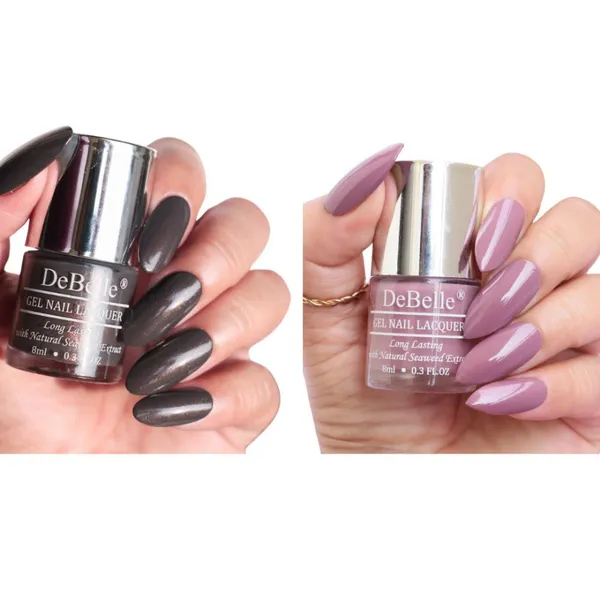 DeBelle_Fleur_De_Pearl_Gift_Set_Of_2_Nail_Polishes_Copper_Glaze_Majestique_Mauve_16_Ml