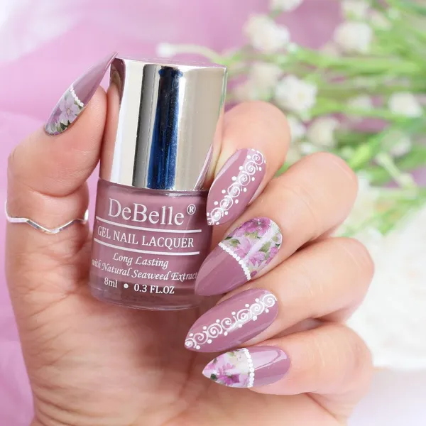 DeBelle_Fleur_De_Pearl_Gift_Set_Of_2_Nail_Polishes_Copper_Glaze_Majestique_Mauve_16_Ml