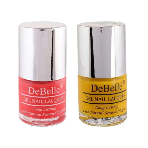 DeBelle_Gel_Nail_Lacquers_Combo_Princess_Belle_Caramelo_Yellow