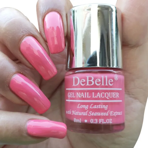 DeBelle_Gel_Nail_Lacquer_Bebe_Kiss_Hot_Pink_Nail_Polish_8_Ml