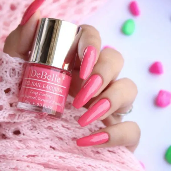 DeBelle_Gel_Nail_Lacquer_Bebe_Kiss_Hot_Pink_Nail_Polish_8_Ml