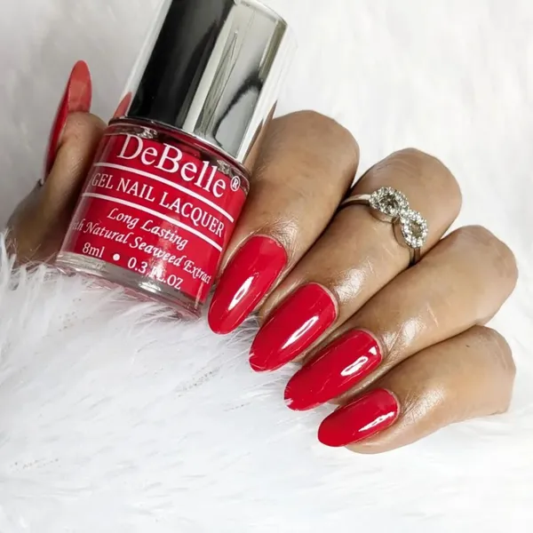 DeBelle_Red_Nail_Polish_French_Affair_8_Ml