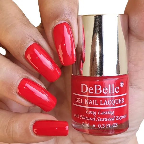 DeBelle_Red_Nail_Polish_French_Affair_8_Ml