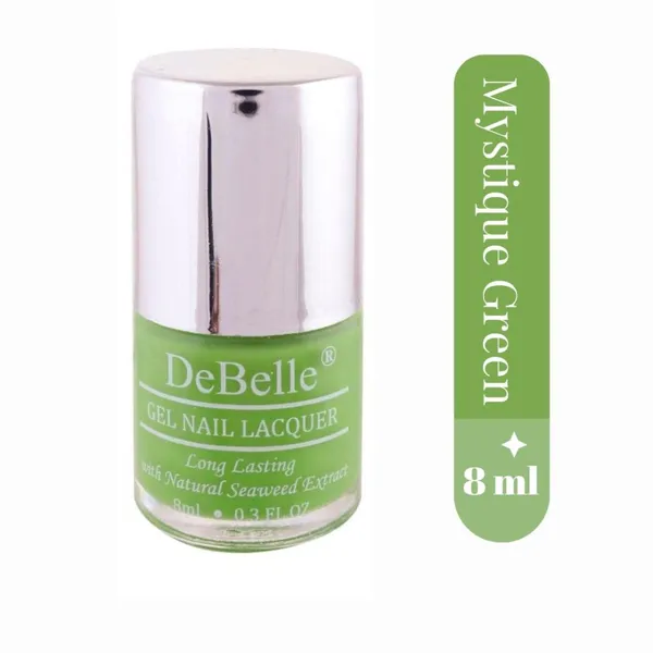 DeBelle_Gel_Nail_Lacquer_Mystique_Green_Pastel_Green_Nail_Polish_8_Ml