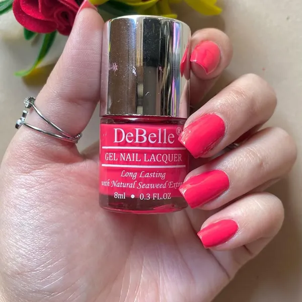 DeBelle_Gel_Nail_Lacquer_Princess_Belle_Orange_Red_Nail_Polish_8_Ml