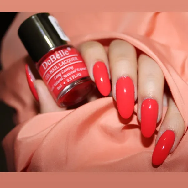 DeBelle_Gel_Nail_Lacquer_Princess_Belle_Orange_Red_Nail_Polish_8_Ml
