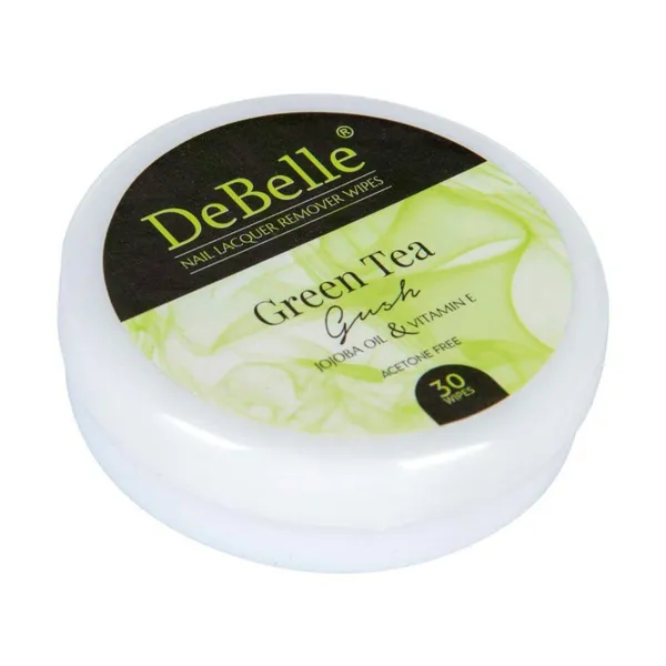 DeBelle_Nail_Lacquer_Remover_Wipes_Green_Tea_Gush