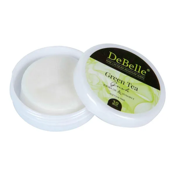 DeBelle_Nail_Lacquer_Remover_Wipes_Green_Tea_Gush