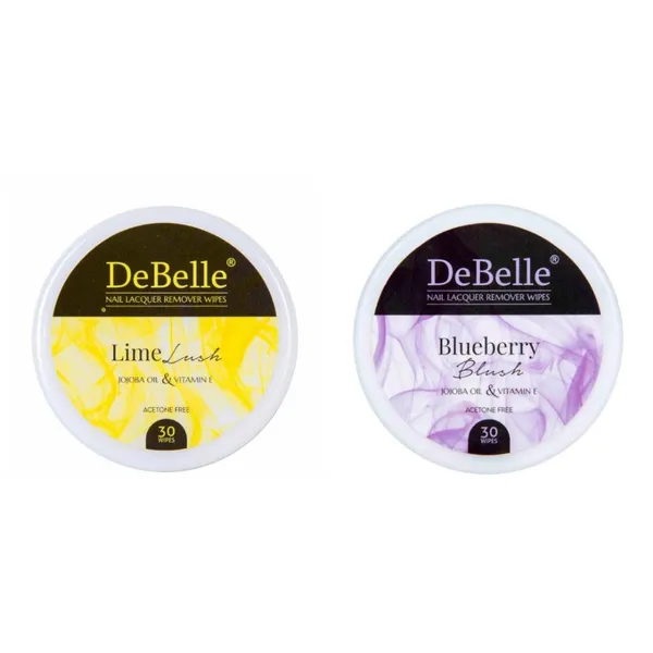 DeBelle_Nail_Lacquer_Remover_Wipes_Lime_Lush_Blueberry_Blush