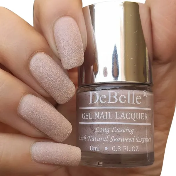 DeBelle_Gel_Nail_Lacquer_Aries_Light_Dusty_Pink_Glitter_Nail_Polish_8_Ml