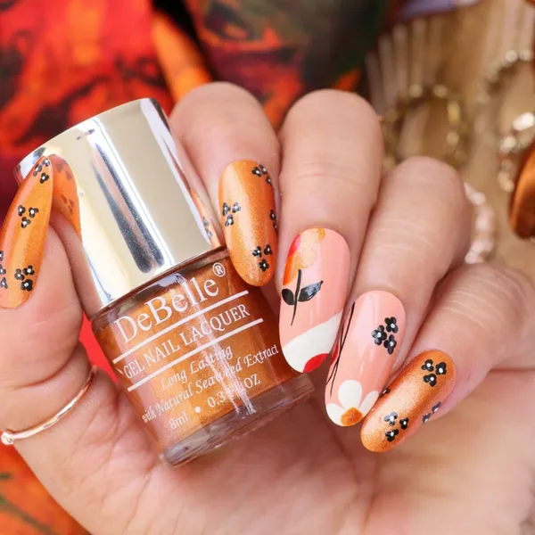DeBelle_Gel_Nail_Lacquer_Aurora_Amber_With_Copper_Orange_Glitter_Nail_Polish_8_Ml