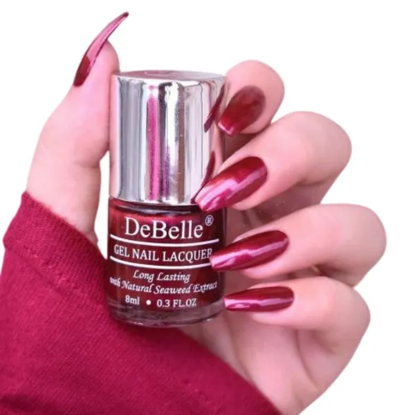 DeBelle_Gel_Nail_Lacquer_Antares_Deep_Maroon_Pearl_Finish_Nail_Polish_8_Ml
