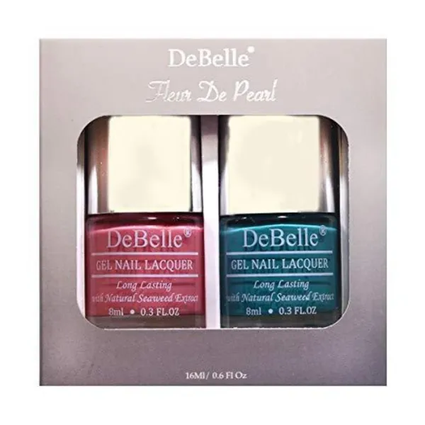 DeBelle_Fleur_De_Pearl_Gift_Set_Of_2_Nail_Polishes_Royale_Cocktail_Miss_Bliss_16_Ml