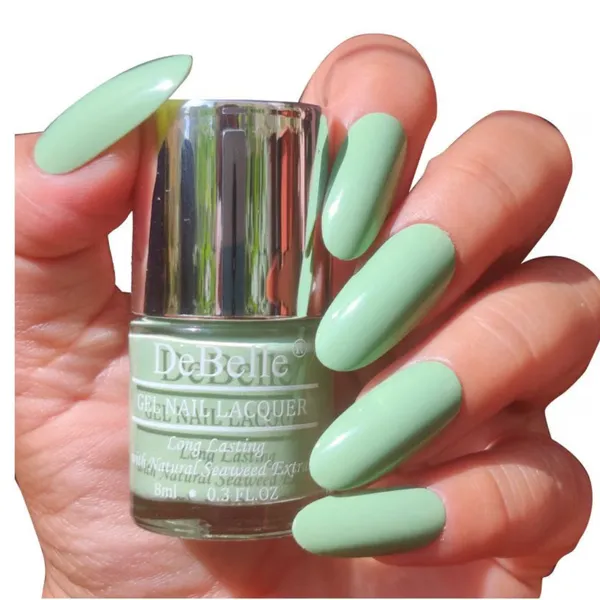 DeBelle_Gel_Nail_Lacquer_Fleur_Pistachio_Turquoise_Mint_Green_Nail_Polish_8_Ml