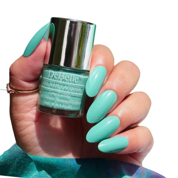 DeBelle_Gel_Nail_Lacquer_French_Hydrangea_Turquoise_Green_Nail_Polish_8_Ml