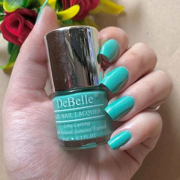 DeBelle_Gel_Nail_Lacquer_French_Hydrangea_Turquoise_Green_Nail_Polish_8_Ml
