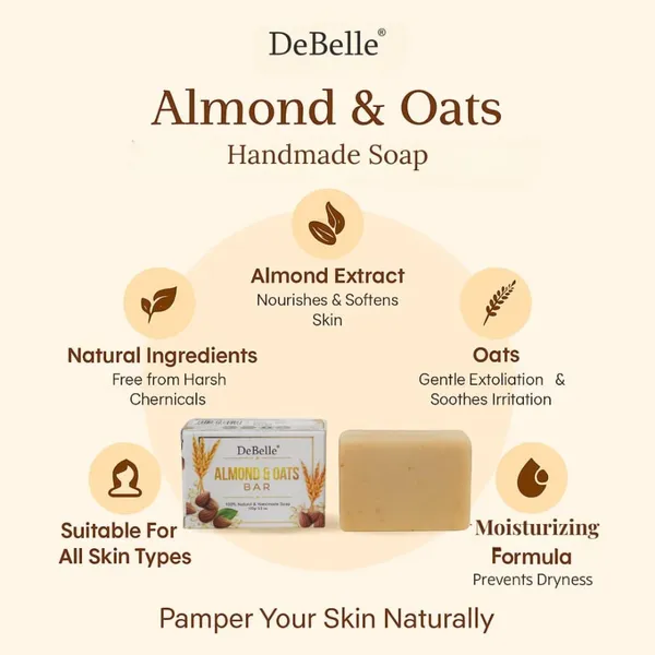 DeBelle_Handmade_Soaps_Combo_Almond_Oats_Bar_Shampoo_Bar