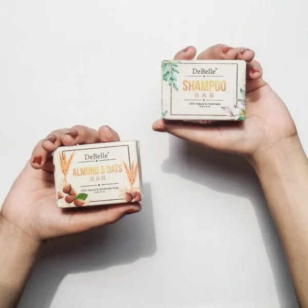 DeBelle_Handmade_Soaps_Combo_Almond_Oats_Bar_Shampoo_Bar