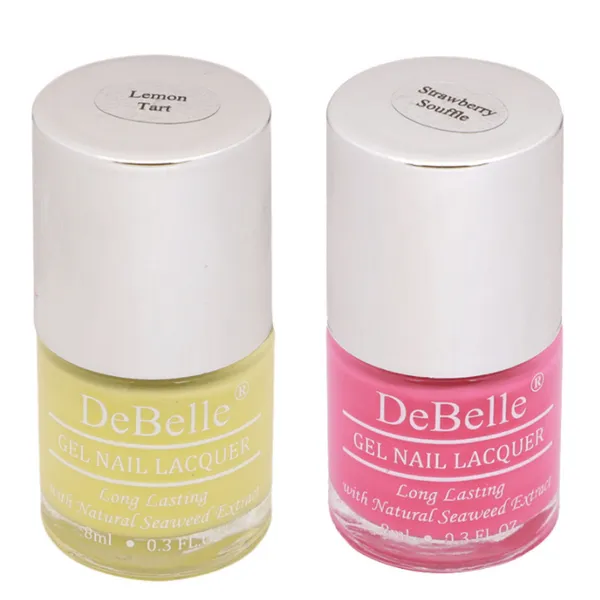 DeBelle_Gel_Nail_Lacquers_Combo_Of_2_Lemon_Tart_Strawberry_Souffle