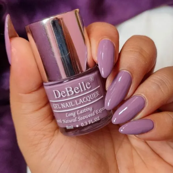 DeBelle_Gel_Nail_Lacquer_Mauve_Orchid_Lime_Lush_Nail_Lacquer_Remover_Wipes_Combo