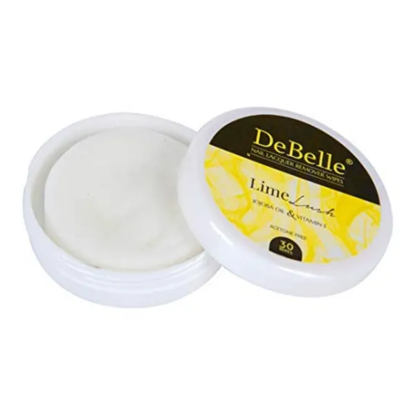 DeBelle_Gel_Nail_Lacquer_Victorian_Beige_Lime_Lush_Nail_Lacquer_Remover_Wipes_Combo