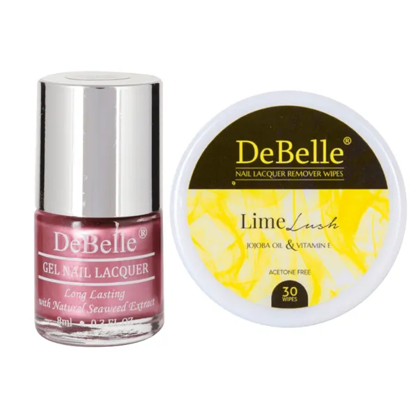 DeBelle_Gel_Nail_Lacquer_Chrome_Glaze_Lime_Lush_Nail_Lacquer_Remover_Wipes_Combo