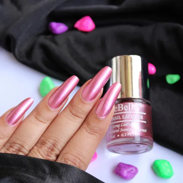 DeBelle_Gel_Nail_Lacquer_Chrome_Glaze_Lime_Lush_Nail_Lacquer_Remover_Wipes_Combo