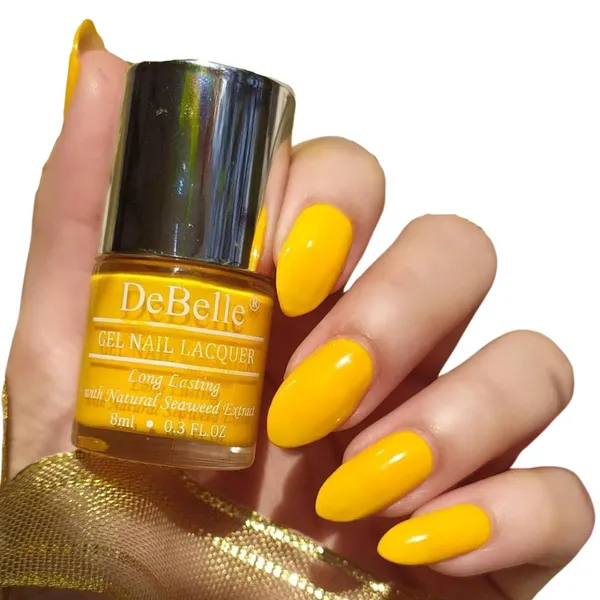 DeBelle_Gel_Nail_Lacquers_Combo_Of_2_Luxe_Noir_Caramelo_Yellow