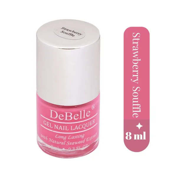 DeBelle_Gel_Nail_Lacquer_Strawberry_Souffle_Matte_Top_Coat_Combo
