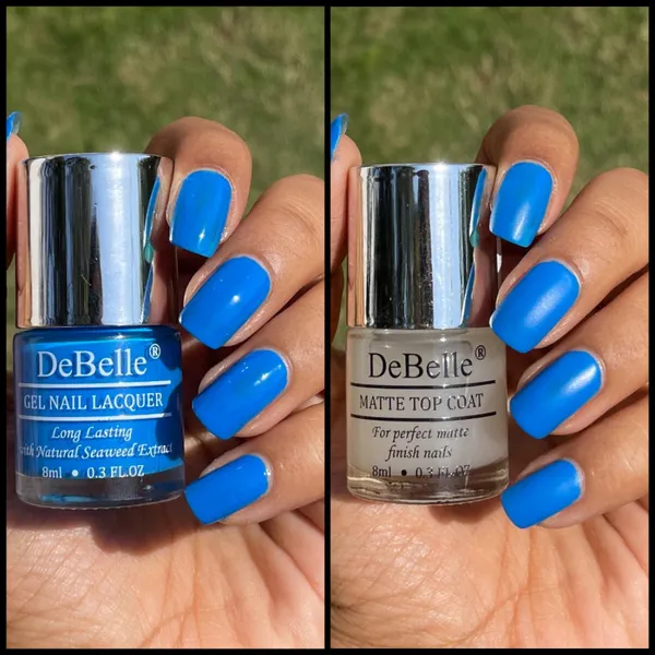 DeBelle_Gel_Nail_Lacquer_La_Azure_Matte_Top_Coat_Combo