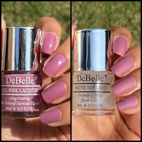 DeBelle_Gel_Nail_Lacquer_Laura_Aura_Matte_Top_Coat_Combo