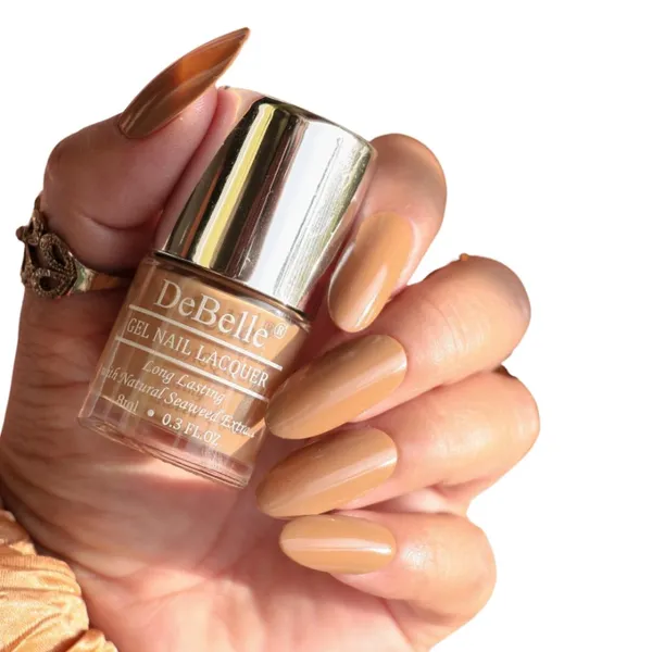 DeBelle_Gel_Nail_Lacquer_Caramel_Auburn_Caramel_Brown_Nail_Polish_8_Ml
