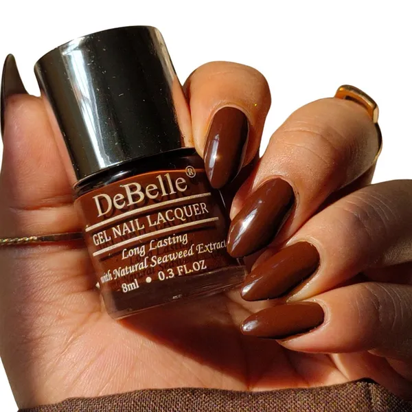 DeBelle_Gel_Nail_Lacquer_Cocoa_Harvest_Dark_Brown_Nail_Polish_8_Ml