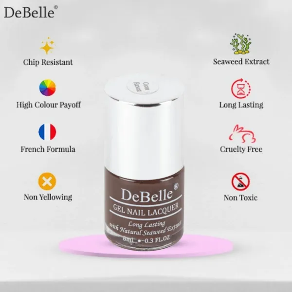 DeBelle_Gel_Nail_Lacquer_Cocoa_Harvest_Dark_Brown_Nail_Polish_8_Ml