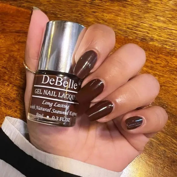 DeBelle_Gel_Nail_Lacquer_Cocoa_Harvest_Dark_Brown_Nail_Polish_8_Ml