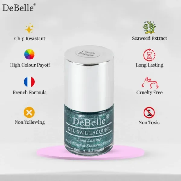 DeBelle_Gel_Nail_Lacquer_Cosmic_Emerald_Glitter_Emerald_Green_8_Ml