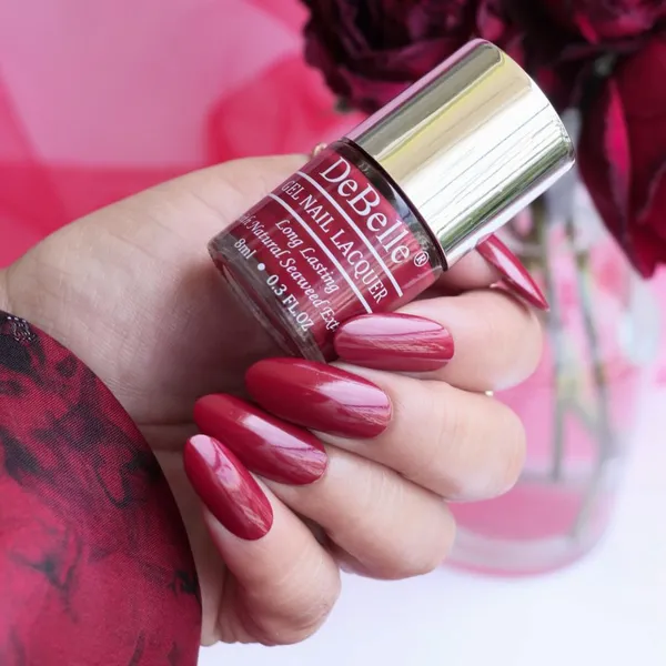 DeBelle_Gel_Nail_Lacquer_Merlot_Rose_Wine_Red_Nail_Polish_8_Ml