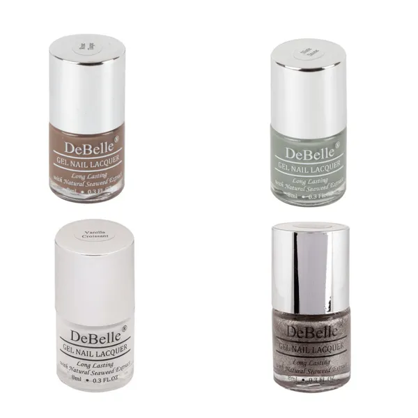 DeBelle_Gel_Nail_Lacquers_Combo_Set_Of_4_Neutral_Llama_Pastels