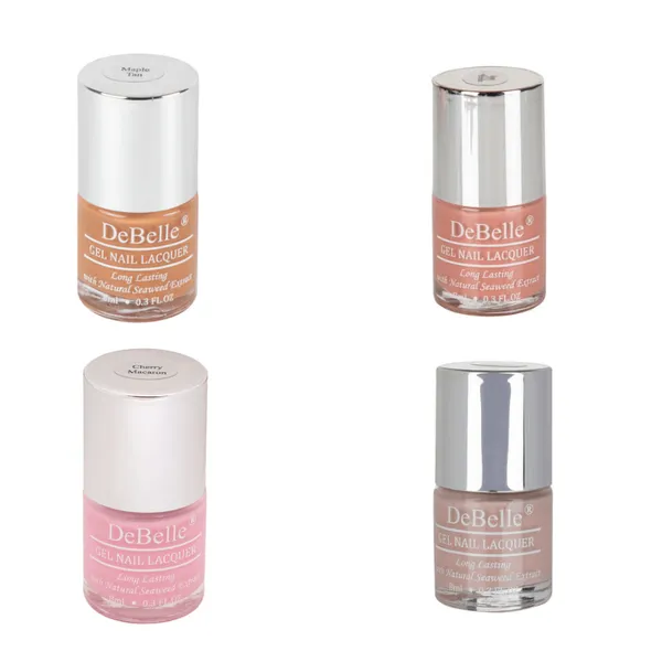 DeBelle_Gel_Nail_Lacquers_Combo_Set_Of_4_Malibu_Sunset_Pastels