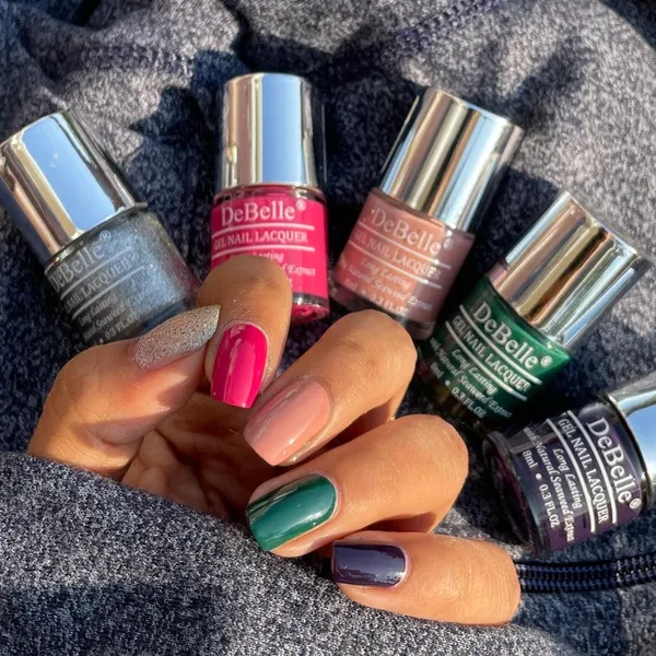 DeBelle_Gel_Nail_Lacquers_Combo_Of_5_Sparkling_Kale_Pastels