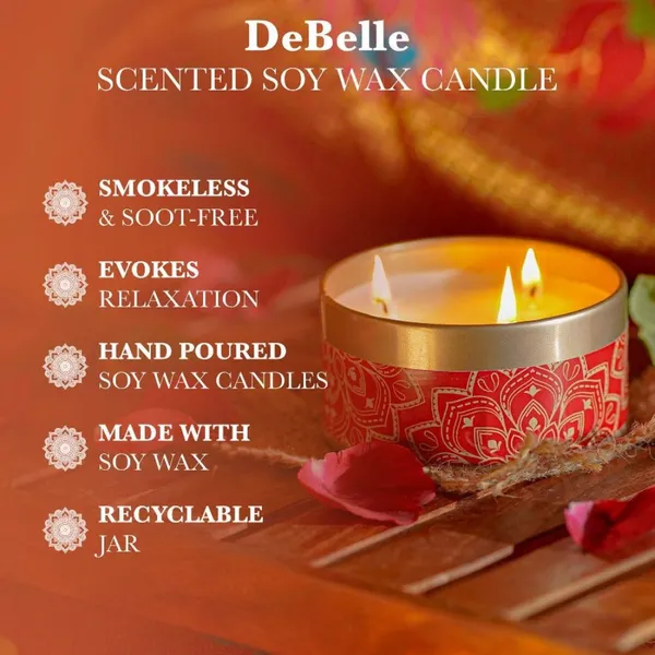 DeBelle_Luxe_Scented_Soy_Wax_Candle_Yuzu_Rose