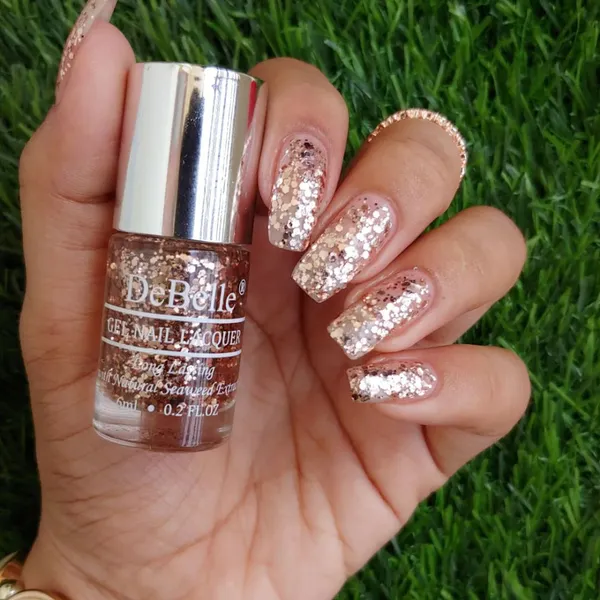 DeBelle_Gel_Nail_Lacquer_Elite_Tiffany_Rose_Gold_Flaky_Glitter_Top_Coat_6_Ml