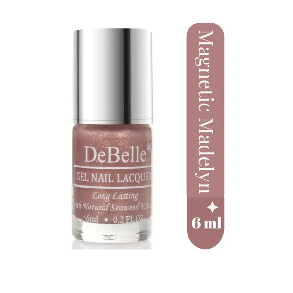 DeBelle_Gel_Nail_Lacquer_Magnetic_Madelyn_Pink_Mauve_With_Holo_Glitters_Nail_Polish_6_Ml